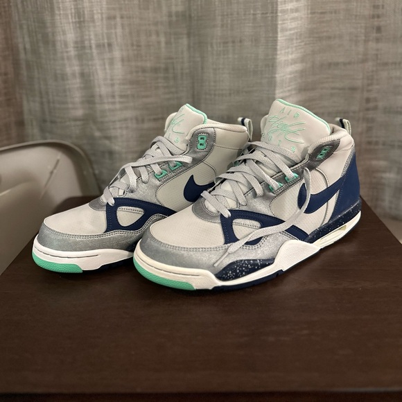 Nike flight 13 mid dusty grey and brave blue - Picture 1 of 9